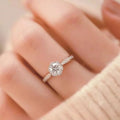Sterling Silver Moissanite Ring - Cami's Little Shop