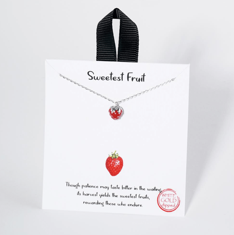 Strawberry Necklace - Cami's Little Shop