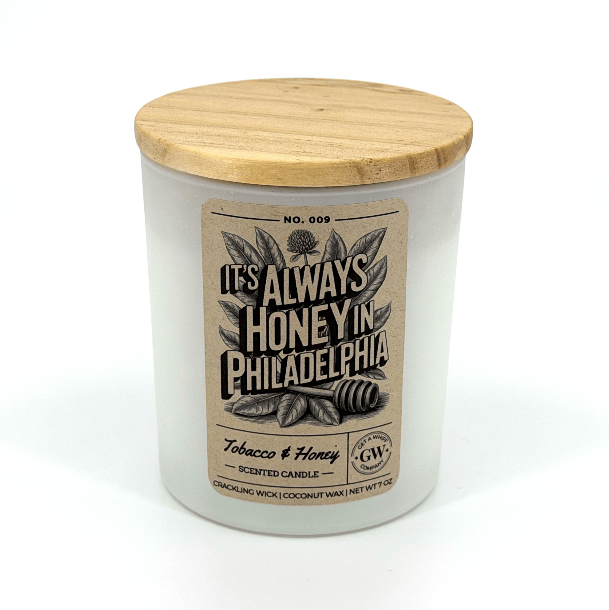 Tobacco & Honey Scented Candle (It's Always Honey in Philadelphia) - Cami's Little Shop