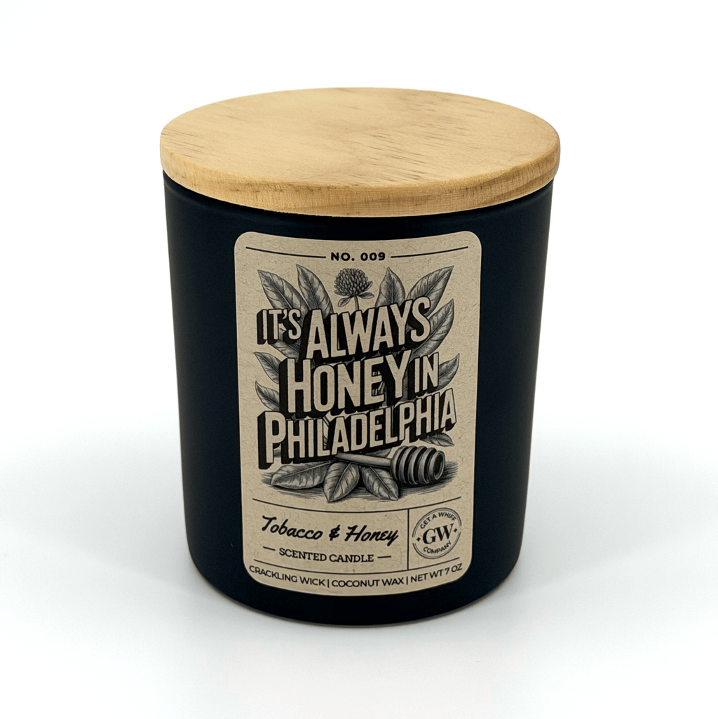 Tobacco & Honey Scented Candle (It's Always Honey in Philadelphia) - Cami's Little Shop