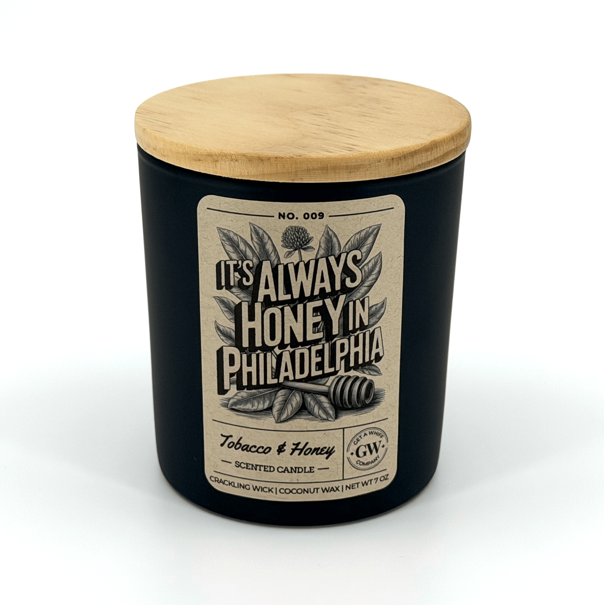 Tobacco & Honey Scented Candle (It's Always Honey in Philadelphia) - Cami's Little Shop