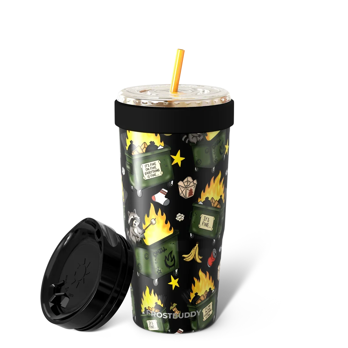 TO-GO BUDDY™ UNIVERSAL CUP INSULATOR (NEW LID)