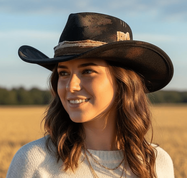 Vintage Cowgirl Fedora - Various Colors - Cami's Little Shop