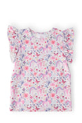 Whimsical Woods S/S Ruffle Tee - Cami's Little Shop
